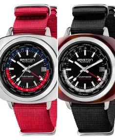 Briston Clubmaster Traveler Worldtime Steel