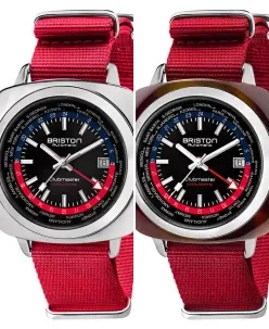 Briston Clubmaster Traveler Worldtime Steel