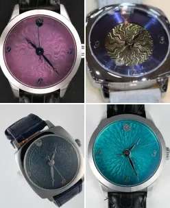 5280 Watch Company Antero Raspberry Grade 5 Anodized Niobium Dial