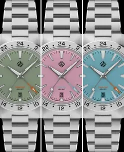 Tsao Baltimore Steel Torsk GMT 39 Pastel Series - Olive Green