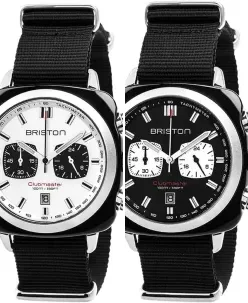 Briston Clubmaster Sport Black Acetate Chrono