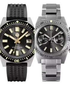 San Martin SAN-MARTIN-SN007-G-V3 Single Date Window Gun Gray Dial