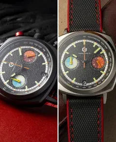 Geylang Watch Co APEX - Hybrid Chronograph Black Case, Black Dial