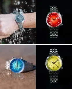 Golby Dark Night Sky Skipping Stone Watch