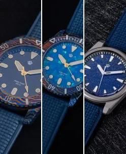 Wicked Watch Co. Pearl Diver V2 Dark Blue Aventurine