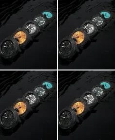 Geylang Watch Co Geylang Lorong O - Carbon Field Watch Skeleton Dial