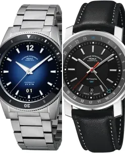 Mühle Glashütte Sportivo Big Date in Deep blue with bracelet