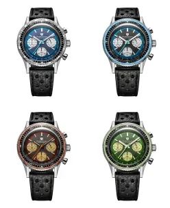 Nivada Grenchen CHRONOKING RACING BLUE LAGOON
