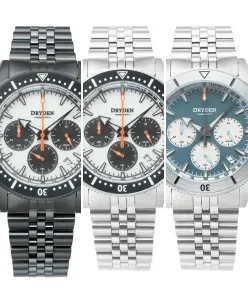 Dryden Chrono Diver Gen 2 Chronograph PVD Panda Orange