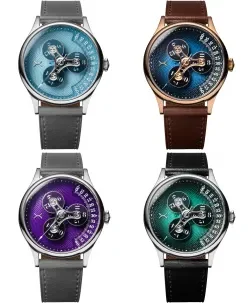 Xeric Triptych II Automatic Wandering Hour Ice Blue