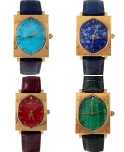 Gurlevik Gates Gold Engraved Turquoise