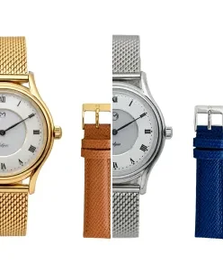 Momentum Lugano Eclipse Solar Yellow Gold + Free Leather Band