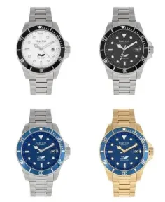 Heritor Watches Heritor Automatic Lucius Men's Watch w/Date Bracelet Silver/White