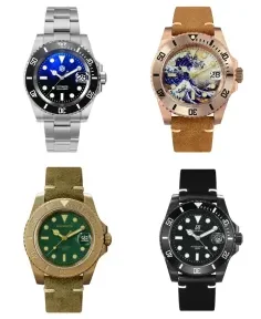 San Martin SN017-G-MOP MOP Dial With Logo