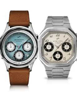 AV86 1564 Chronodate Automatic Steel Ice Blue & White