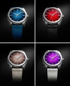 Awake Watches Son Mài Silver Leaf « Moonlight Blue »