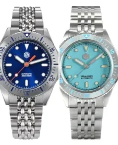 San Martin SAN-MARTIN-SN044-G-B Sunburst Enamel Blue
