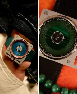 Andoandoando The Vinyl Electric Teal AndoAndoAndo x Tessé