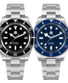 San Martin SN0111-G-A3-AND-A4 A4 Mercedes Hands Black Dial