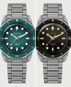 Héron Watch Co. Marinor - Menthol Green