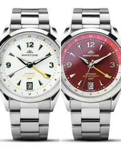 Maystone Watches PROSPERITY GMT SNOWY OWL