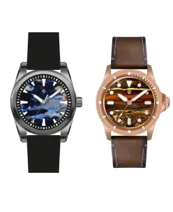 Wicked Watch Co. Basilea Pietersite – Grade 5 Titanium, 39 mm