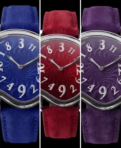 Grandeur USA Strange Quartz Guilloché Enamel – Indigo Blue