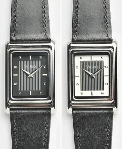 Vario VERSA Reversible Single Time Black Tuxedo Automatic Watch