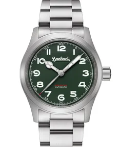 Hanhart Preventor HD12™ Black Forest Green, Edelstahl-Armband