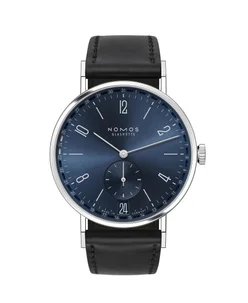Nomos Glashütte Tangente 2date blue Reference 136