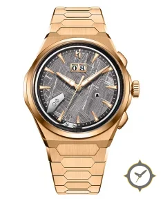 Sound Of Nature Rare Natural Meteorite Dial Rose Gold Titanium Chiming