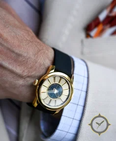 Union Terminal Mechanical Watch, Gold (PVD)