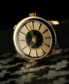 Cincinnati Watch Company Union Terminal Mechanical Watch, Gold (PVD)