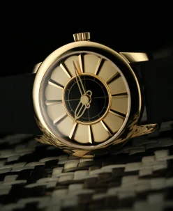 Cincinnati Watch Company Union Terminal Mechanical Watch, Gold (PVD)