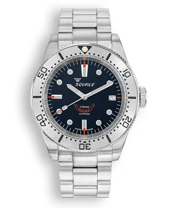 Squale 1545 Steel Black Bracelet