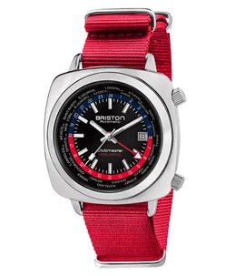 Briston Clubmaster Traveler Worldtime Steel