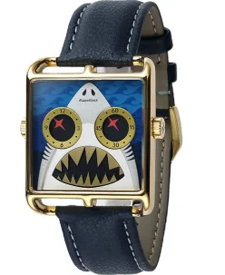Happiewatch “Deep Blue Fury” Shark Art Watch — Limited Edition