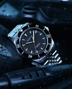 Aquatico Pacific Diver Automatic Black Dial No Date