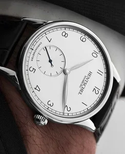 Hentschel Hamburg H1 CHRONOMETER white gold or stainless steel
