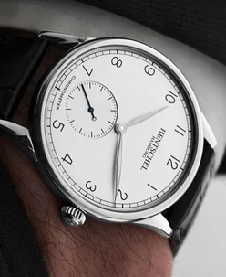 Hentschel Hamburg H1 CHRONOMETER white gold or stainless steel