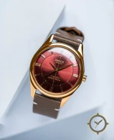 Argos Watch Co Apollo II Wine Red Gold