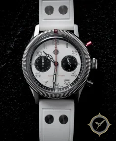 ★Early Bird★IXDAO VK64 Pilot Chronograph Watch White Dial