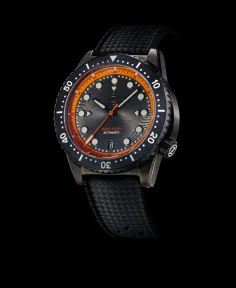 Zelos Mako V2 500m Diver Steel PVD Orange
