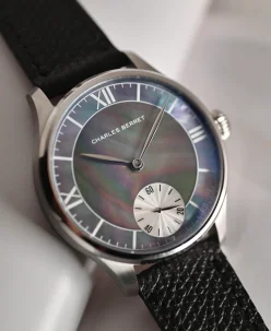 Charles Berret Nebula (prototype)- Bespoke Swiss movement with gold movement and MOP dial