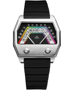 Xeric Volta Double Retrograde Silver Prism