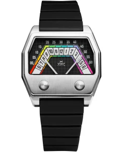 Xeric Volta Double Retrograde Silver Prism