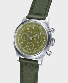 Time This REF.2401MS8 1960S VINTAGE STYLE AUTOMATIC CHRONOGRAPH Green