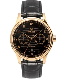 Melbourne Watch Company Portsea Calendar Black & Gold