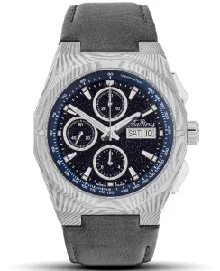 Balticus Star Dust Chrono Damast Valjoux 7750 Aventurine BLT-BALSDDCHABA