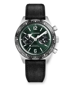 Wolbrook Skindiver WT Chrono-Mecaquartz Green Chronograph